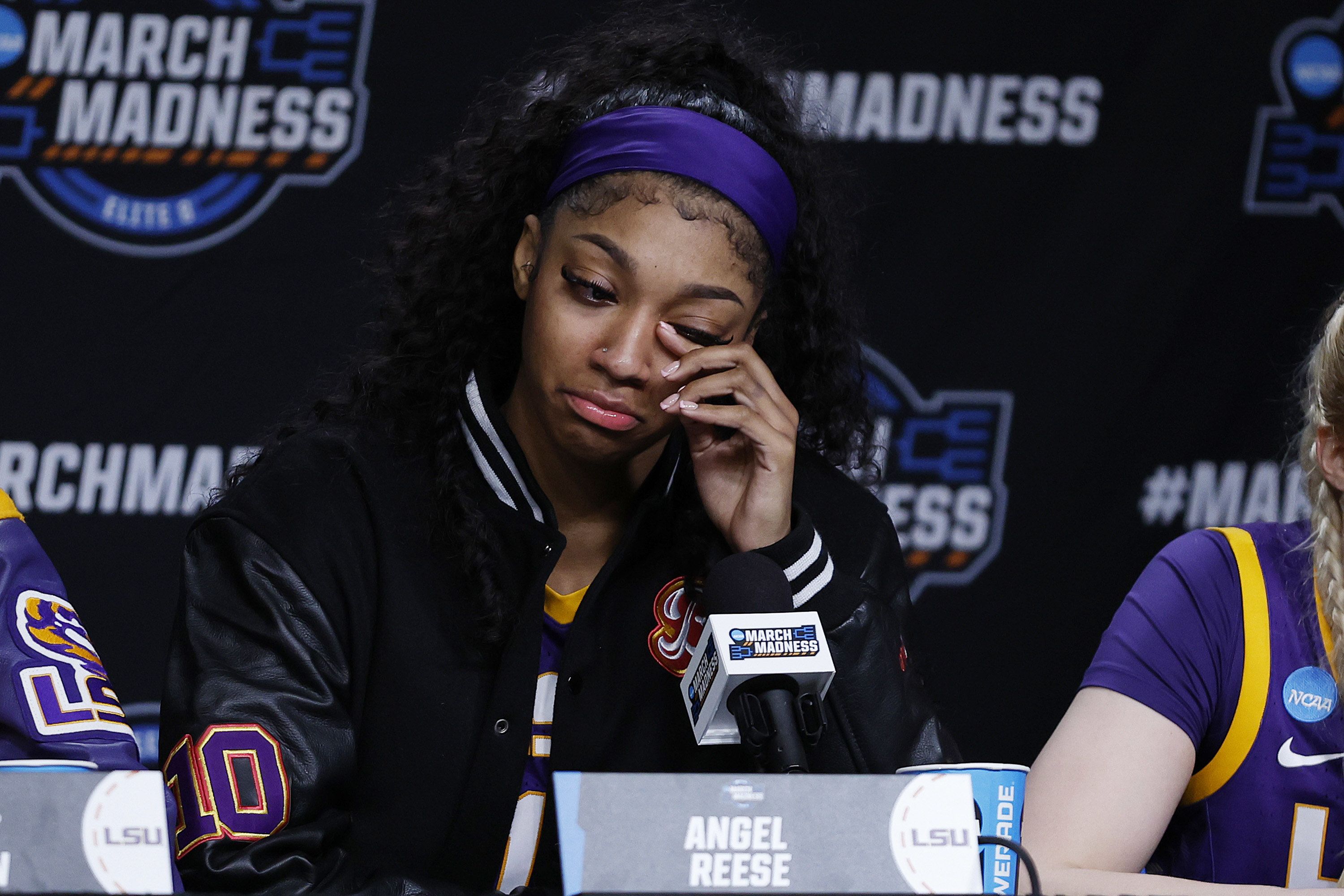 Emotional Angel Reese says she has been 'attacked so many times' and threatened since winning NCAA title in 2023 | CNN