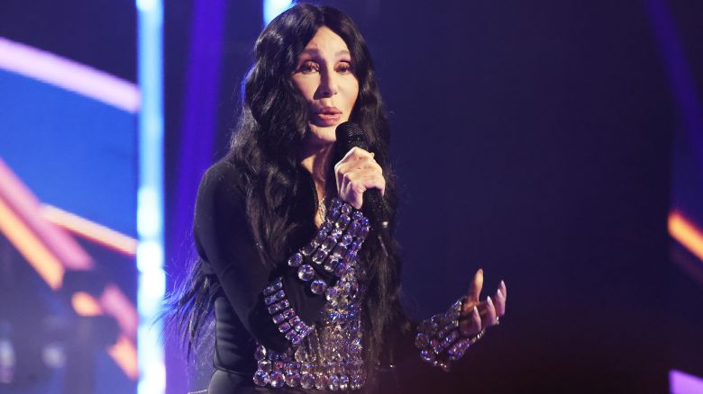 Cher performs onstage during the 2024 iHeartRadio Music Awards at Dolby Theatre on April 01, 2024 in Hollywood, California.