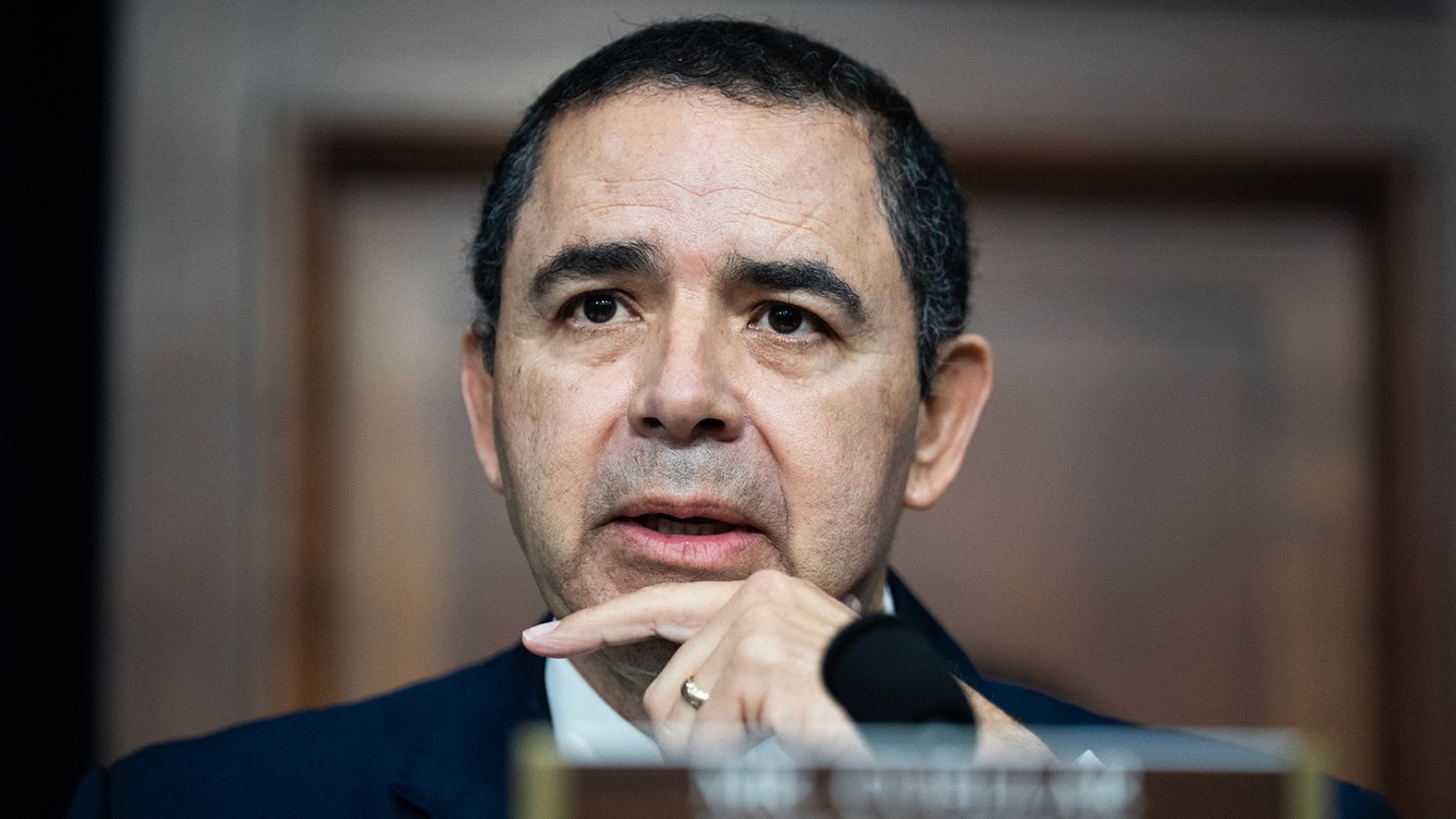 Democratic Rep. Henry Cuellar of Texas speaks during the House Appropriations Subcommittee on Homeland Security hearing on the "Fiscal Year 2025 Request for the Department of Homeland Security," in the Rayburn building on Wednesday, April 10, 2024.