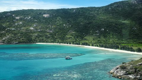 Lizard Island offers scenic views, coral reefs and luxury accommodation for guests off the coast of northern Queensland.