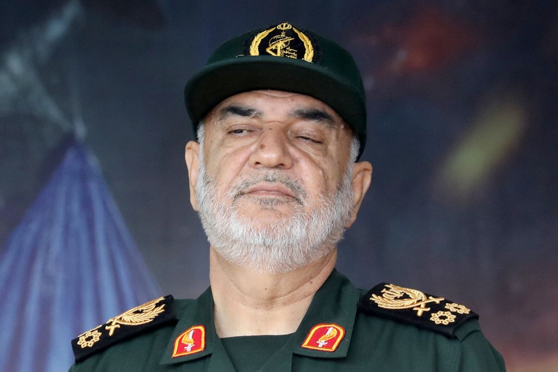 Hossein Salami, head of Iran's Islamic Revolutionary Guard, will be attending a military parade in Tehran in April 2024.