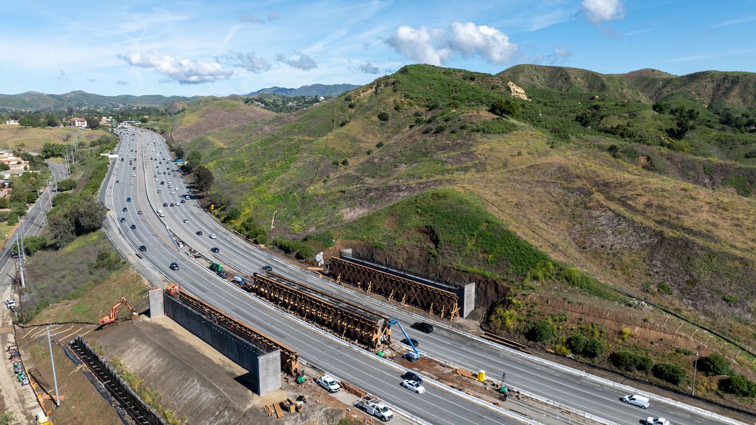 Construction has begun on a wildlife crossing that will allow animals to pass safely from the Santa Monica Mountains into the Simi Hills of the Santa Susana mountain range.