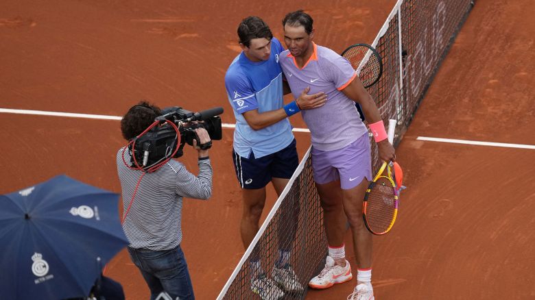 Rafael Nadal was making his long-awaited clay court comeback at the Barcelona Open.