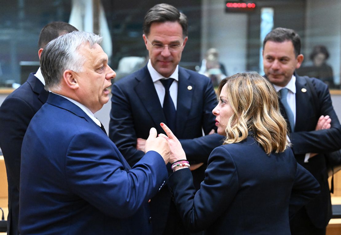 Italian Prime Minister Giorgia Meloni has been moderate in office than expected, and has resisted allowing Hungary's Viktor Orban into the ECR.