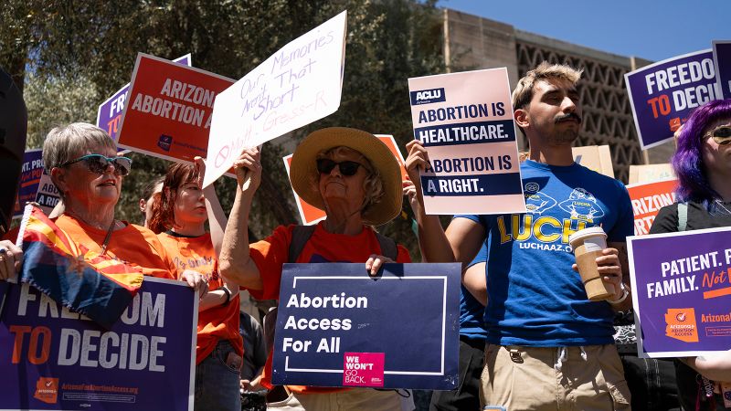 Arizona Supreme Court delays enforcement of 1864 abortion ban