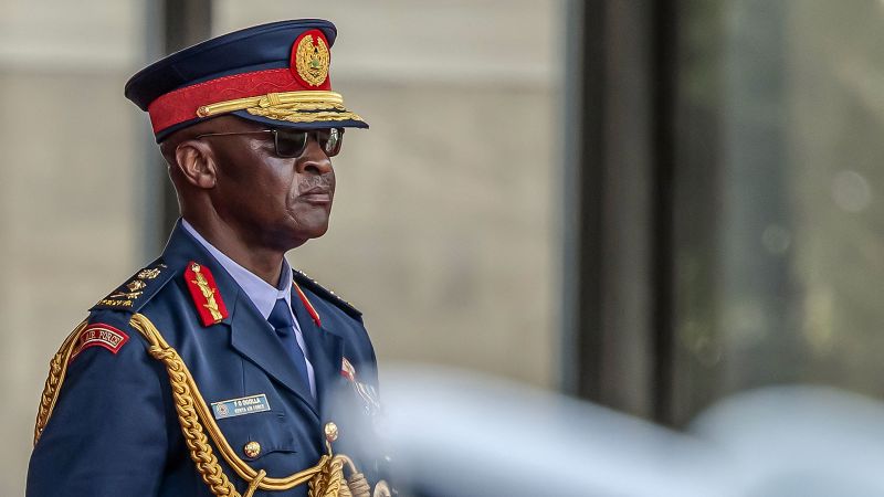 Kenya\'s Military Chief Killed in Helicopter Crash