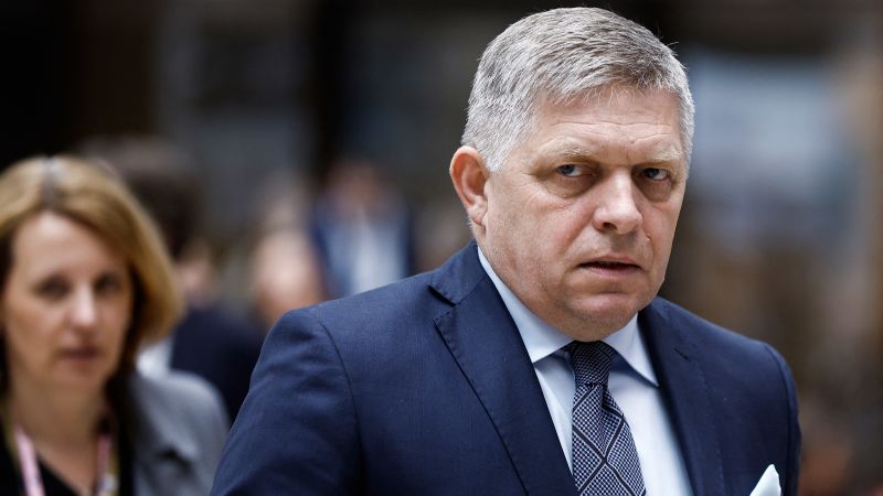 Suspect charged in attempted assassination of Slovakia leader
