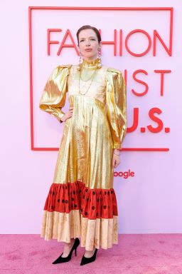 Batsheva Hay attends the Fashion Trust awards on April 9, 2024 in Beverly Hills, California.