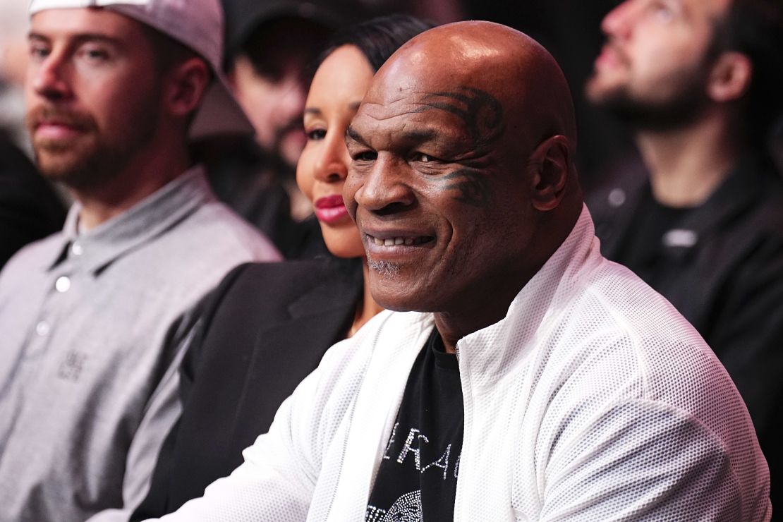 Tyson attends the UFC 300 event at the T-Mobile Arena in Las Vegas, Nevada.