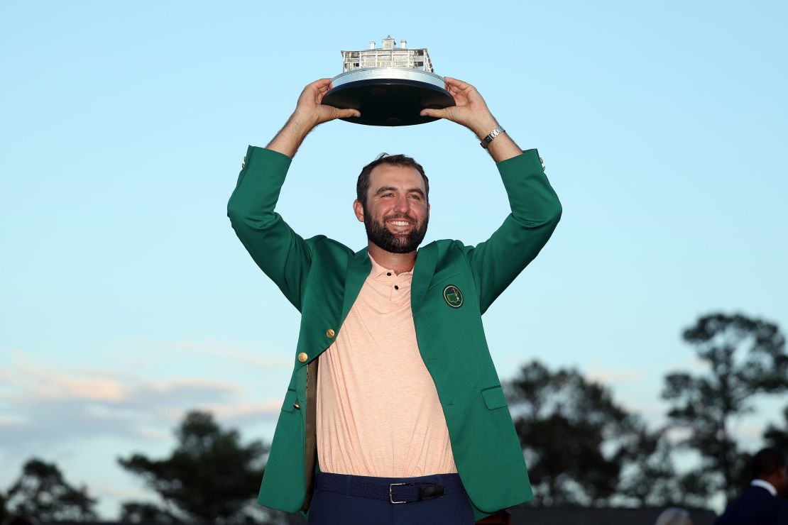 Scheffler toasts another triumph at Augusta National.