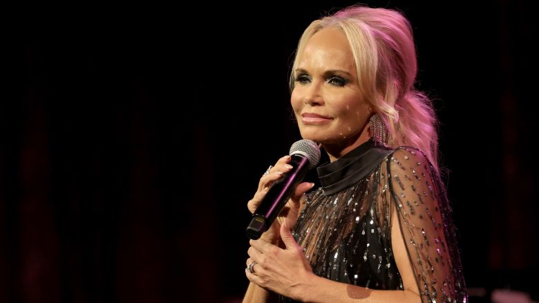NEW YORK, NEW YORK - APRIL 17: Kristin Chenoweth performs during the Jazz At Lincoln Center Gala: Celebrating Tony Bennett at Jazz at Lincoln Center on April 17, 2024 in New York City. (Photo by Michael Loccisano/Getty Images for Jazz At Lincoln Center)