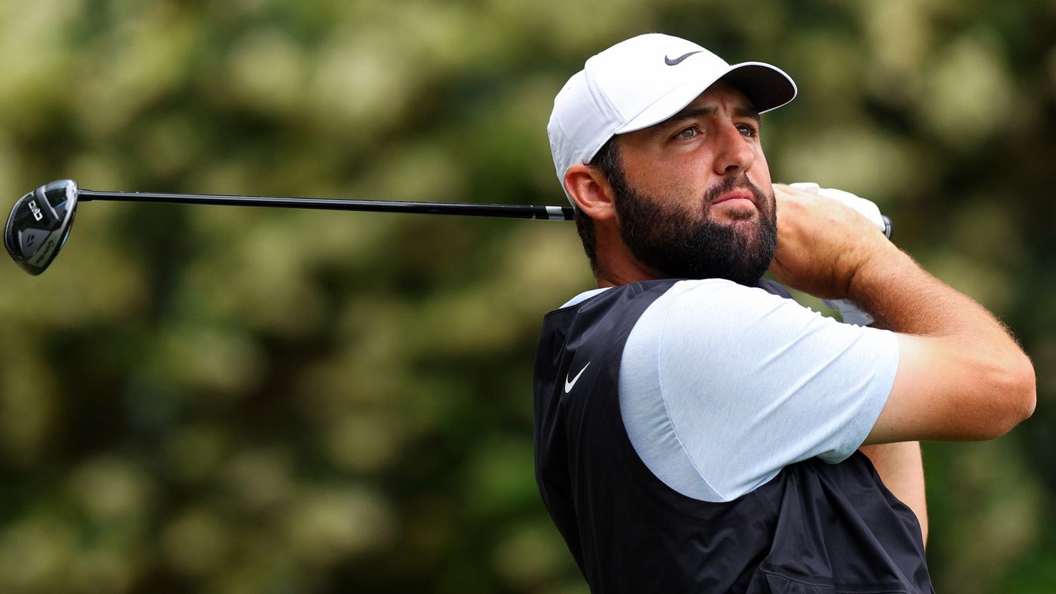 Scottie Scheffler in action during the final round of the 2024 RBC Heritage at Harbour Town Golf Links in Hilton Head Island, South Carolina, in April.