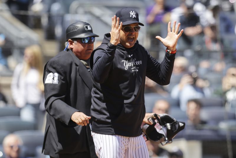 Aaron Boone: New York Yankees Manager Ejected After Apparent Case Of ...