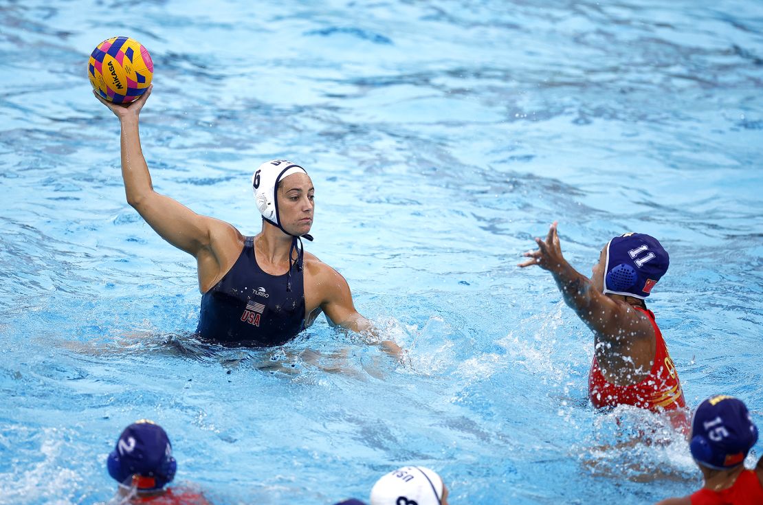 Steffens is a veteran of the US women's water polo team.