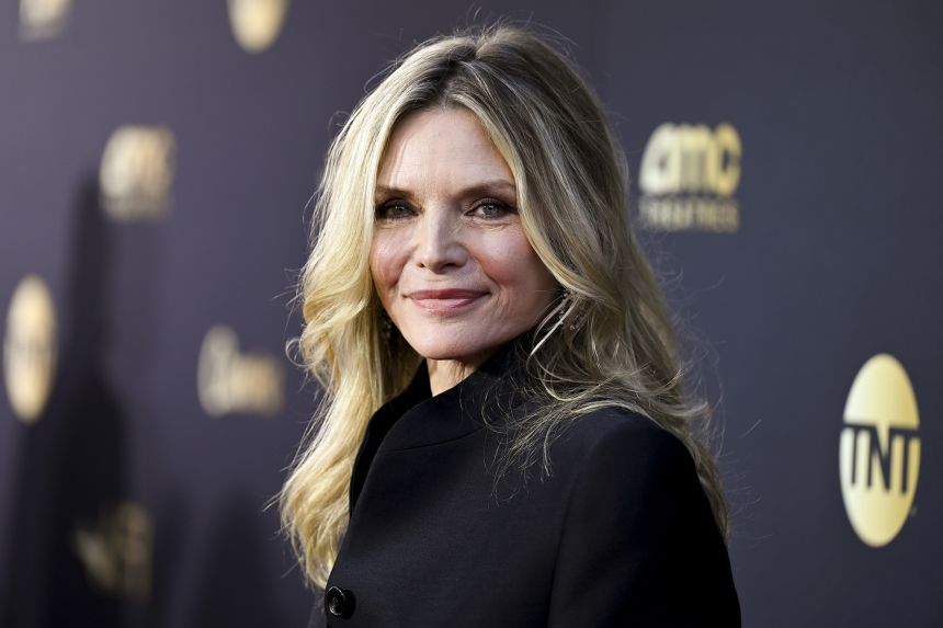 Michelle Pfeiffer, pictured at The Dolby Theatre in April 2024 in Los Angeles, California, has revealed that she is now a grandmother.