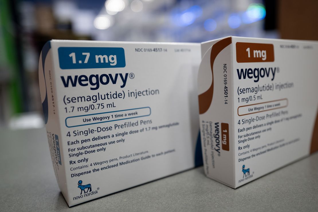 The injectable weight-loss medication Wegovy is available on April 24, 2024 in Chicago.