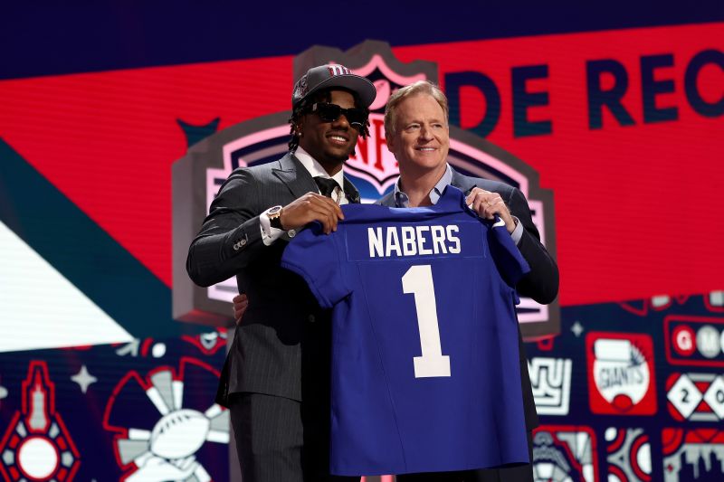 Malik Nabers Giants rookie to wear first retired jersey number in NFL history almost 90 years later after it was initially retired CNN