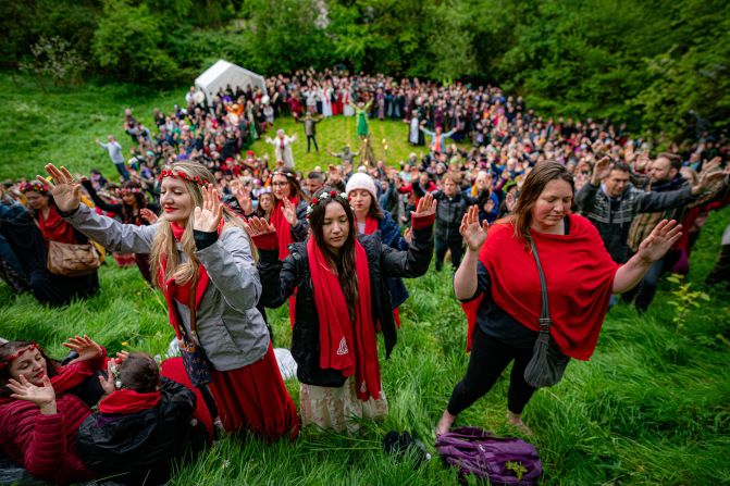 <strong>New Age Arthur: </strong>At Glastonbury, people see Arthur as a New Age figure.