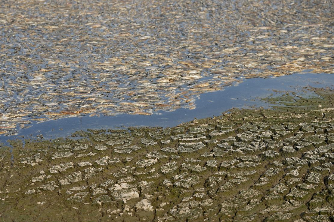 The dried-up Song May reservoir bed.