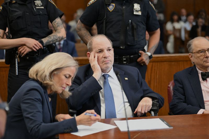 Former film producer Harvey Weinstein made his first court appearance since his conviction was overturned on Wednesday, May 1, 2024.