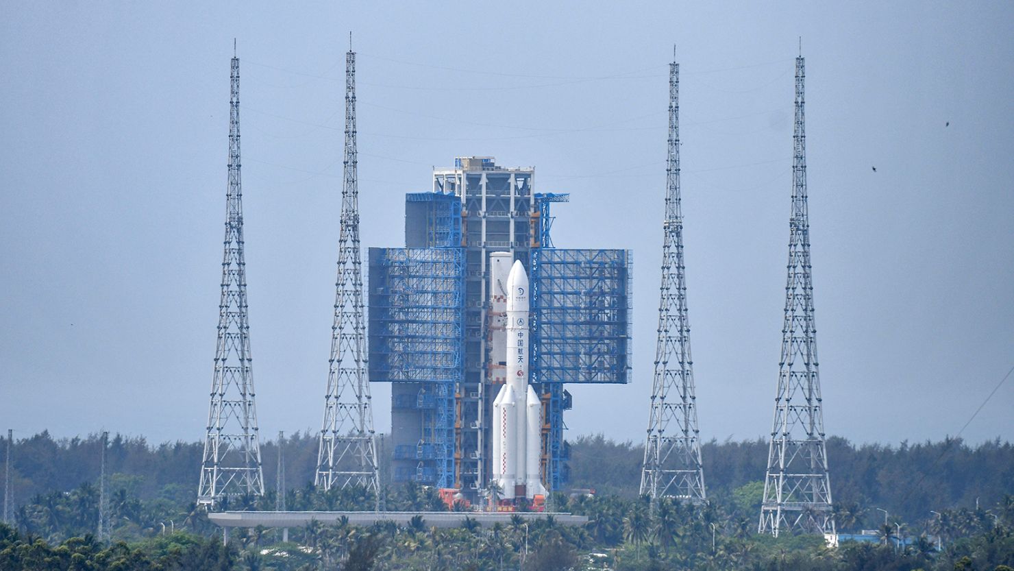 China's Chang'e-6 moon probe stands by for launch as space race with US  heats up | CNN