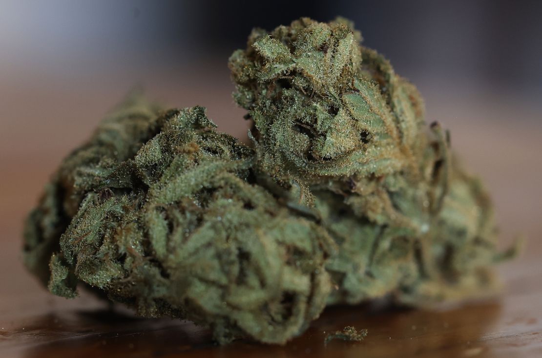 SAN ANSELMO, CALIFORNIA - APRIL 30: In this photo illustration, dried cannabis flowers are displayed on April 30, 2024 in San Anselmo, California. The U.S. Drug Enforcement Administration (DEA) announced plans to reclassify marijuana as a less dangerous drug and designate it a Schedule III controlled substance instead of a Schedule I drug where it is currently listed. (Photo Illustration by Justin Sullivan/Getty Images)