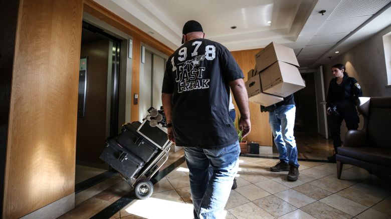 Inspectors and police are raiding the Al Jazeera offices in Jerusalem, Israel, on May 5, 2024, and are confiscating its equipment. The Israeli communications minister has announced the decision to shut down the broadcaster following a unanimous vote by the Israeli government to close the bureau of the Qatar-owned Al Jazeera television. Prime Minister Benjamin Netanyahu is stating that his government has decided to close Al Jazeera's operations in Israel. Last month, Israel's Knesset passed legislation that allows the closure of the Al Jazeera television. The communications minister now has the power to shut down foreign networks operating in Israel and confiscate their equipment if the defense minister deems their broadcast a security threat. Communications Minister Shlomo Karhi is saying that the orders to close the channel are taking effect immediately. Al Jazeera maintains an office in Israel and a team of correspondents who are working throughout the year, including covering the ongoing conflict in the Gaza Strip, which has resulted in over 34,600 deaths since October 7, 2023.