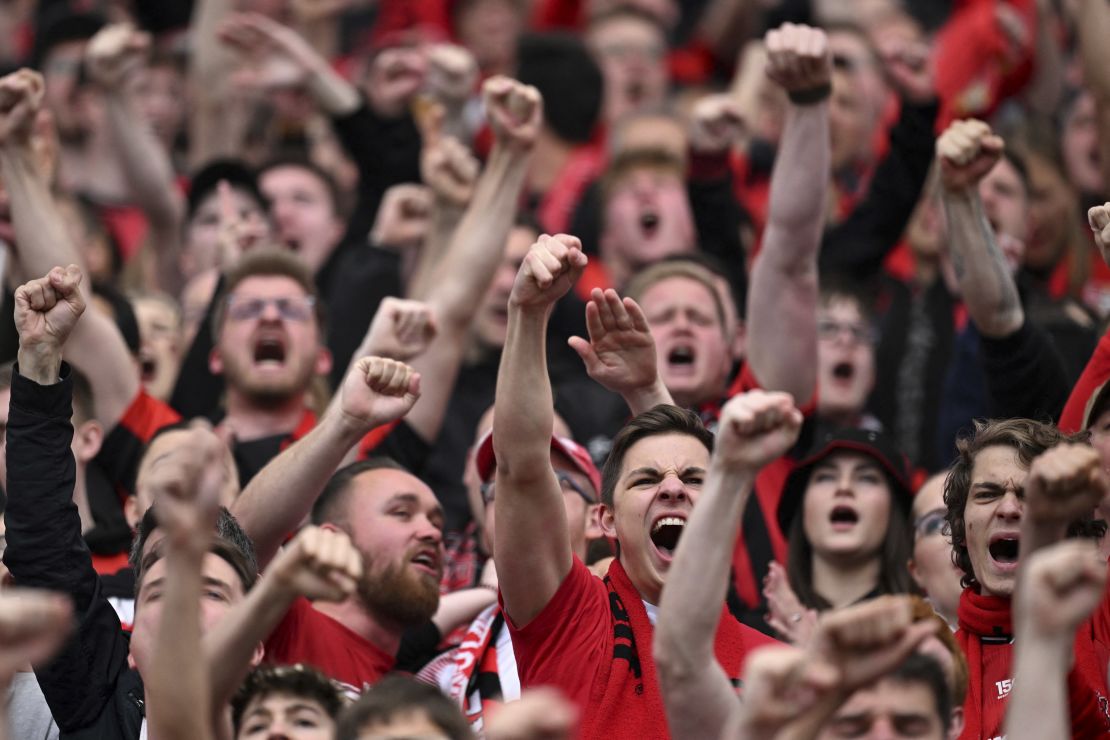 Leverkusen's fans have not seen their side lose a game this season.