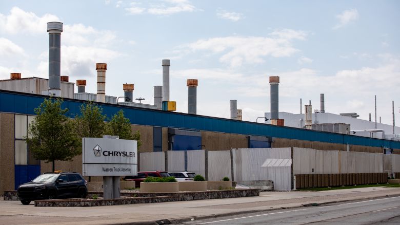 The Stellantis Warren Stamping Plant in Warren, Michigan, US, on Sunday, May 5, 2024. Roughly 1,000 members of the United Auto Workers (UAW) will vote May 6 on whether to authorize a strike at Warren Stamping Plant north of Detroit.