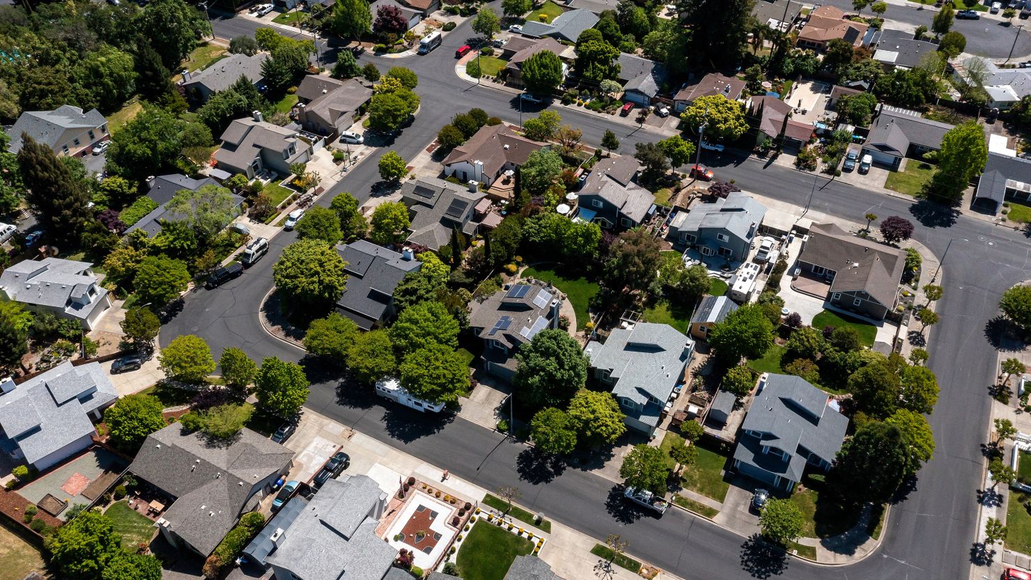 Homes in Napa, California, on May 6. Beginning in July, State Farm General said it would not renew homeowners insurance for 72,000 California residents.