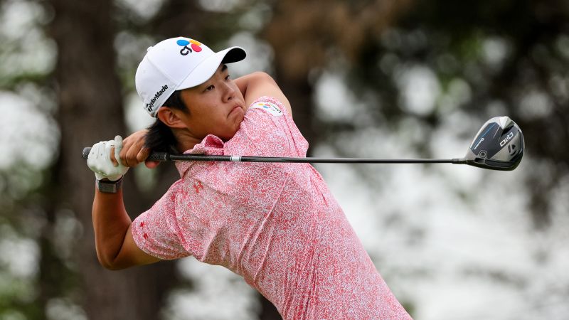 16-year-old amateur Kris Kim impresses the golf world by making cut in PGA Tour debut