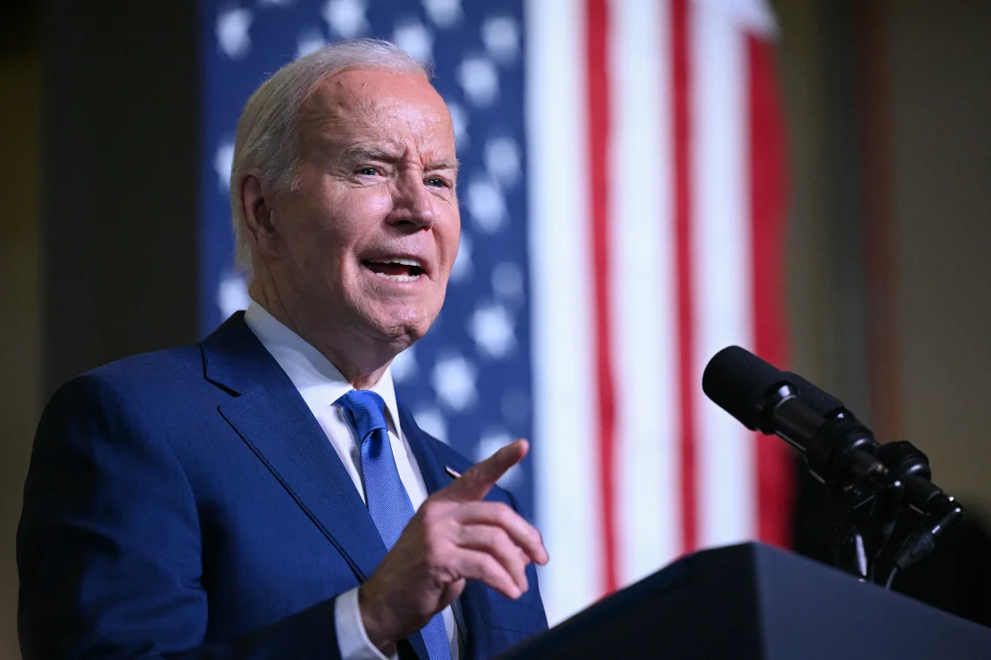 President Joe Biden said for the first time Wednesday he would halt some shipments of American weapons to Israel.