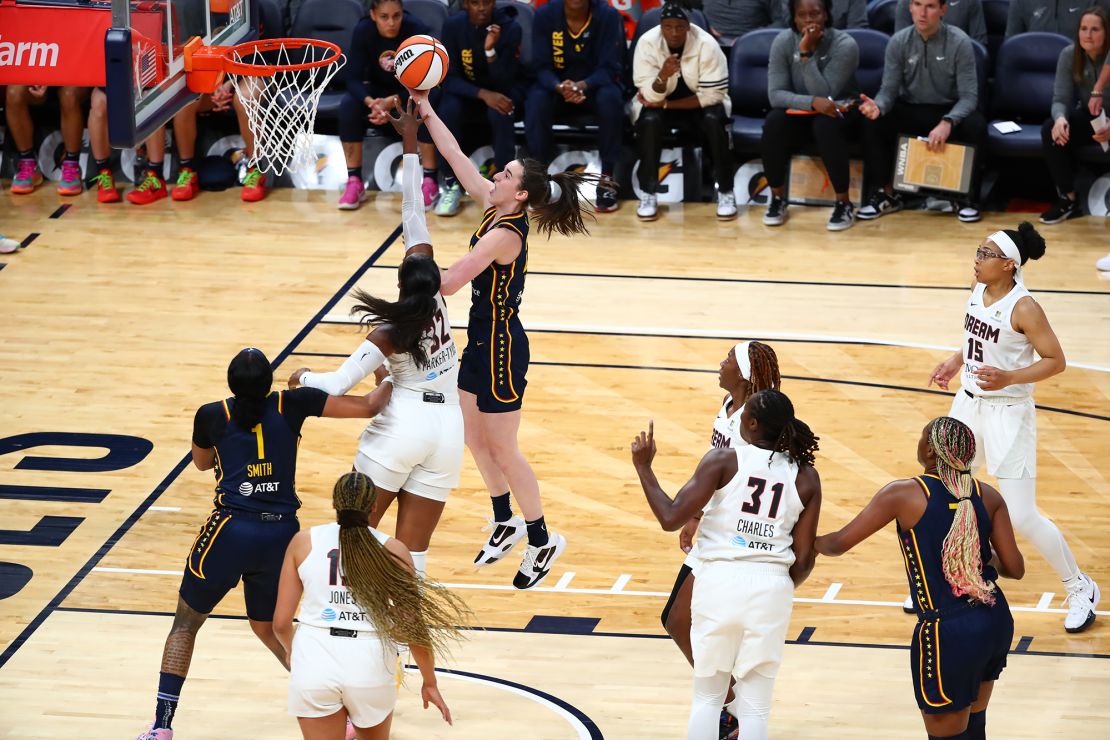 Clark scored 12 points as the Fever picked up their first preseason win.