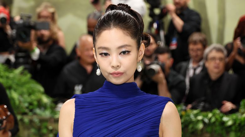 NEW YORK, NEW YORK - MAY 06: Jennie Kim attends The 2024 Met Gala Celebrating "Sleeping Beauties: Reawakening Fashion" at The Metropolitan Museum of Art on May 06, 2024 in New York City. (Photo by Dia Dipasupil/Getty Images)