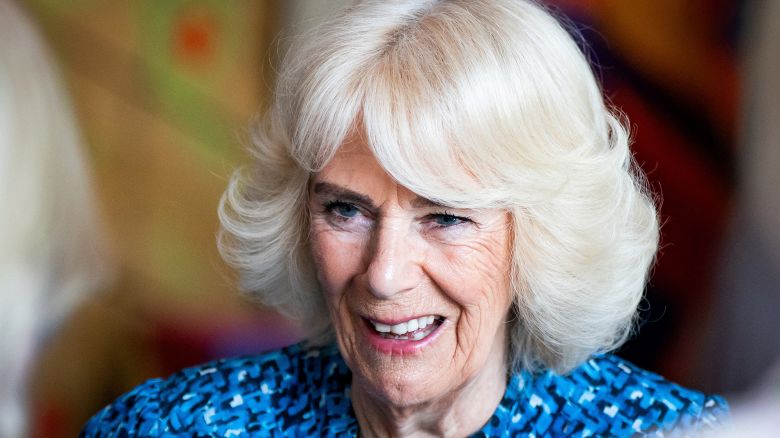 Queen Camilla meets nurses and members of staff during a visit to the Royal London Hospital to mark International Nurses Day on May 9. 