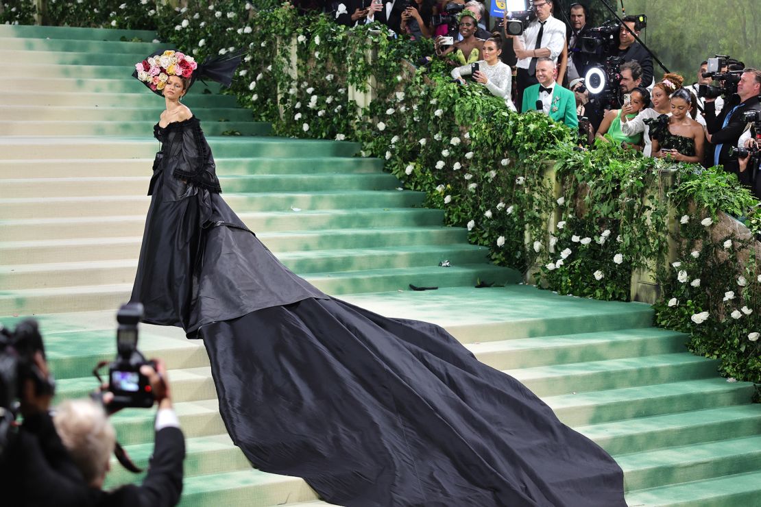 Zendaya wowed guests at the Met Gala in New York City.