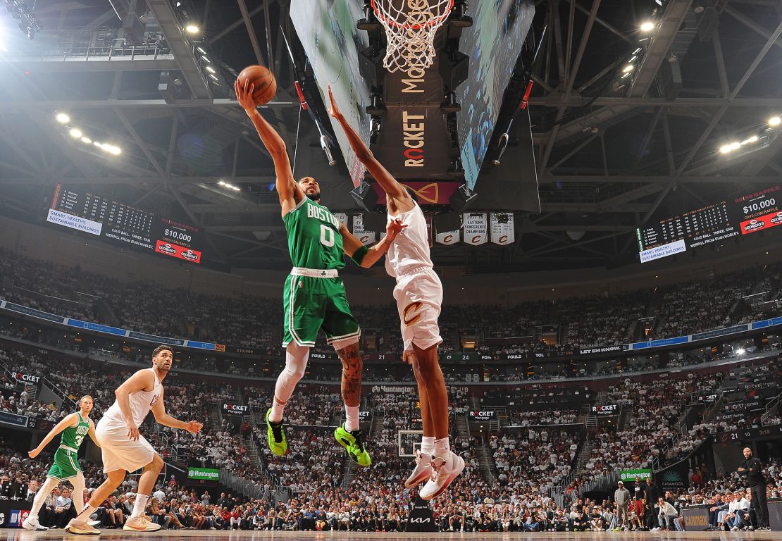 Jayson Tatum scored a game high 33 points for the Celtics.