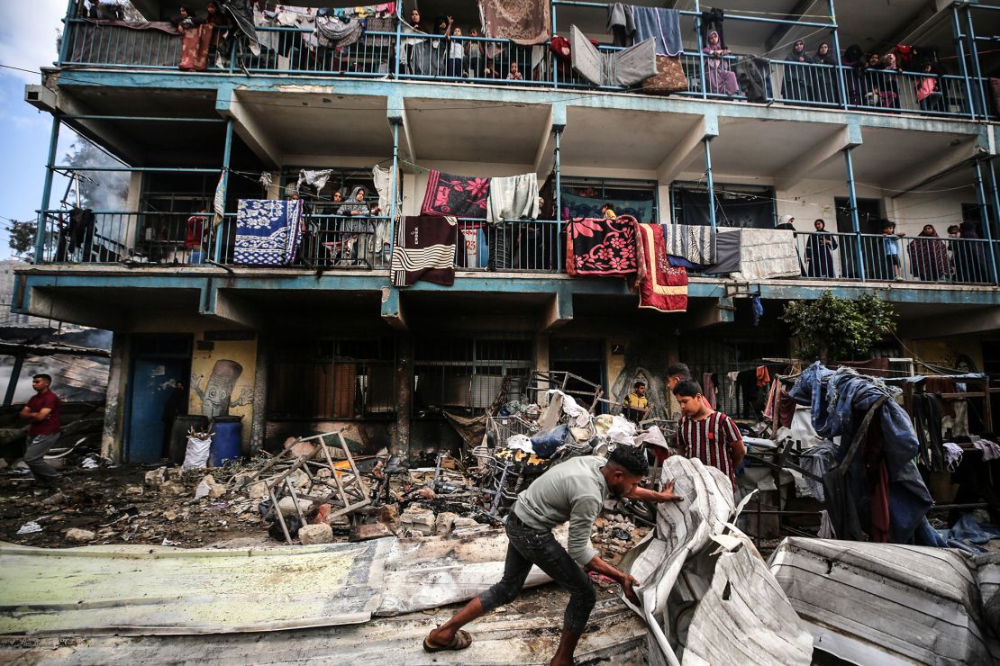 Rami Al Aida, a Civil Defense Spokesperson in Central Gaza, said crews were "operating in extremely challenging conditions due to a lack of fuel and equipment."