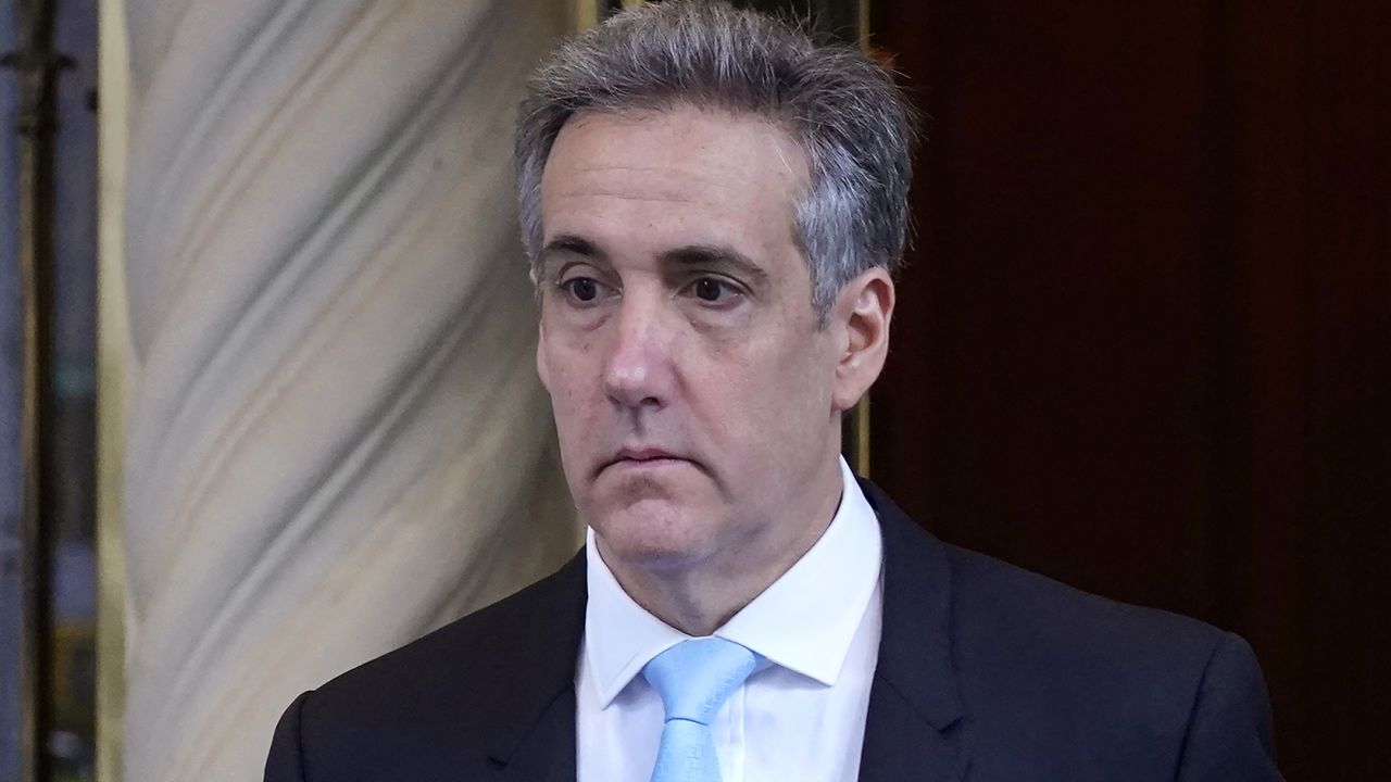 Former Trump attorney, Michael Cohen, departs his home for Manhattan Criminal Court for the trial of former US President Donald Trump for allegedly covering up hush money payments linked to extramarital affairs in New York City, on May 14, 2024. Cohen returns to the witness stand on Tuesday for what is expected to be a tough grilling by the ex-president's lawyers at his historic hush money trial. (Photo by Timothy A. CLARY / AFP) / ALTERNATE CROP (Photo by TIMOTHY A. CLARY/AFP via Getty Images)