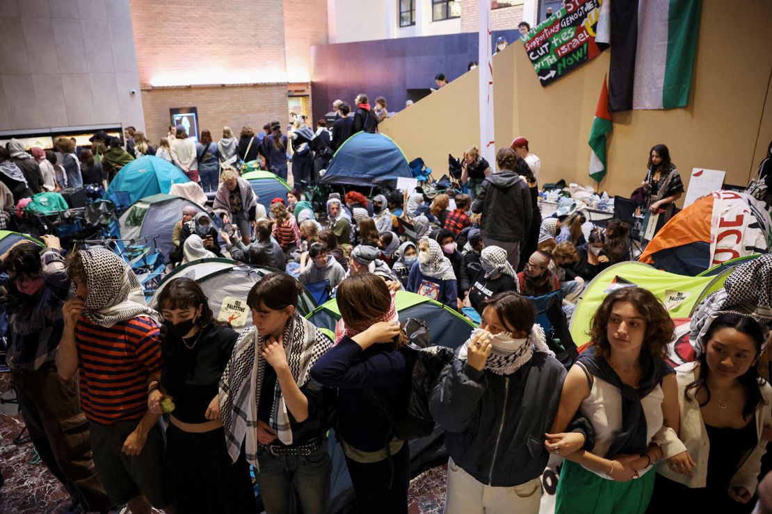 The University of Melbourne says student protesters "crossed a line" by occupying the building.