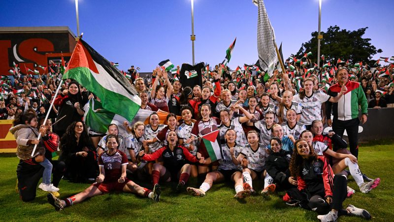 “We are more than just a conflict”: Palestinian women’s football team on their stormy return to the field