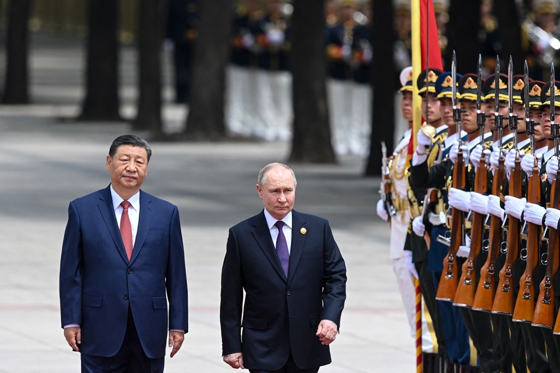 Chinese President Xi Jinping will receive Russian President Vladimir Putin on a state visit to China on May 16, 2024.