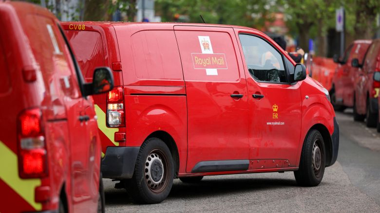 A vehicle outside a Royal Mail collection office in London, UK, on Thursday, May 16, 2024. Photographer: Hollie Adams/Bloomberg via Getty Images