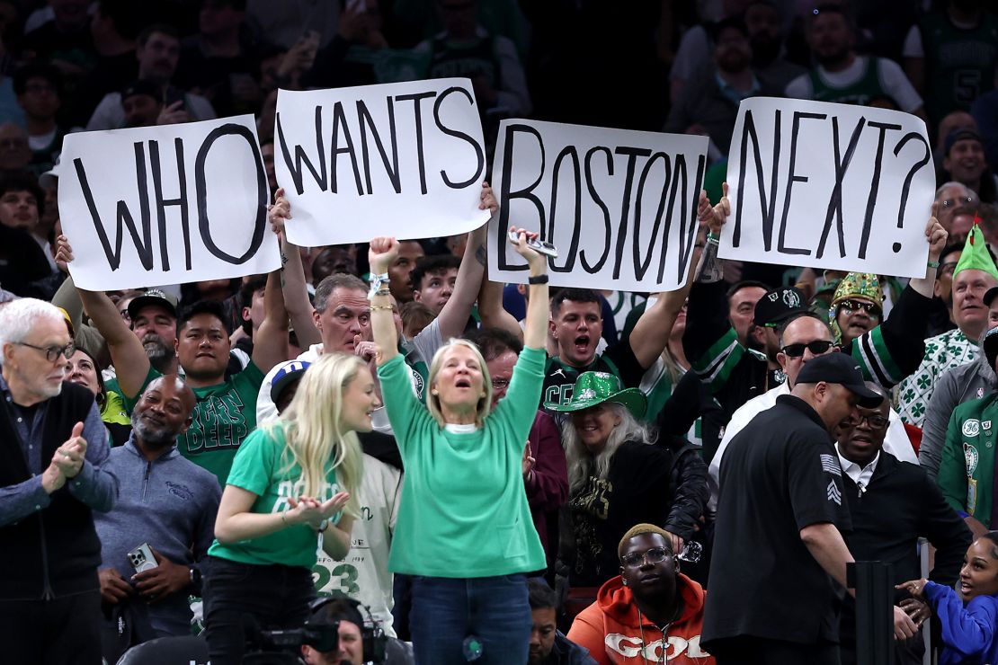 Celtics fans are looking forward to the next round.