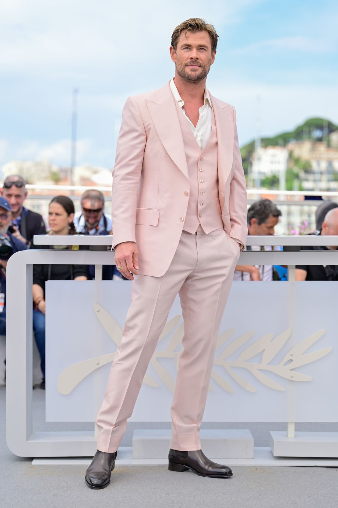 Chris Hemsworth in Tom Ford on May 16.