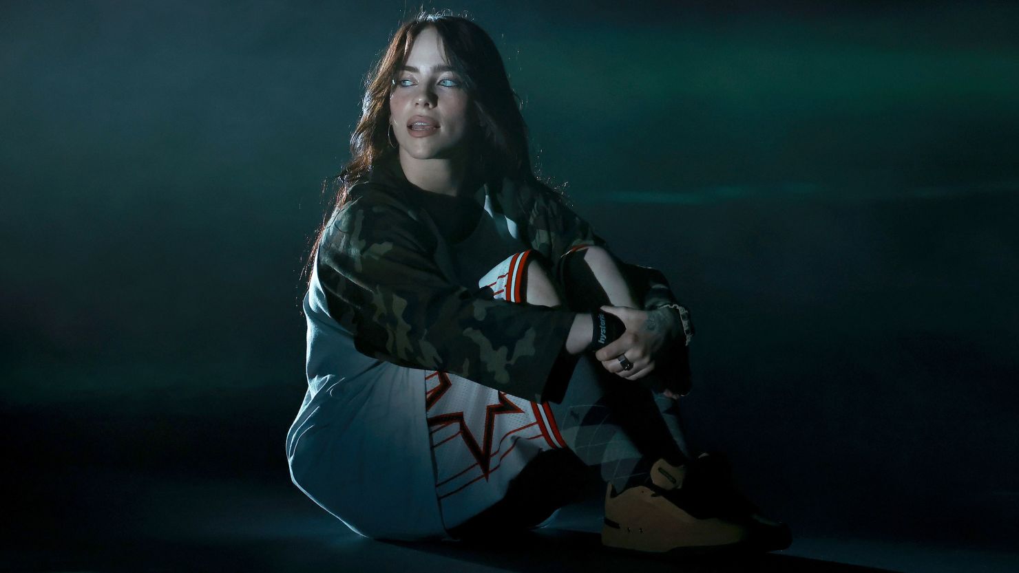 Billie Eilish performs onstage during "Hit Me Hard And Soft" album release listening party at Barclays Center on May 15 in New York City.