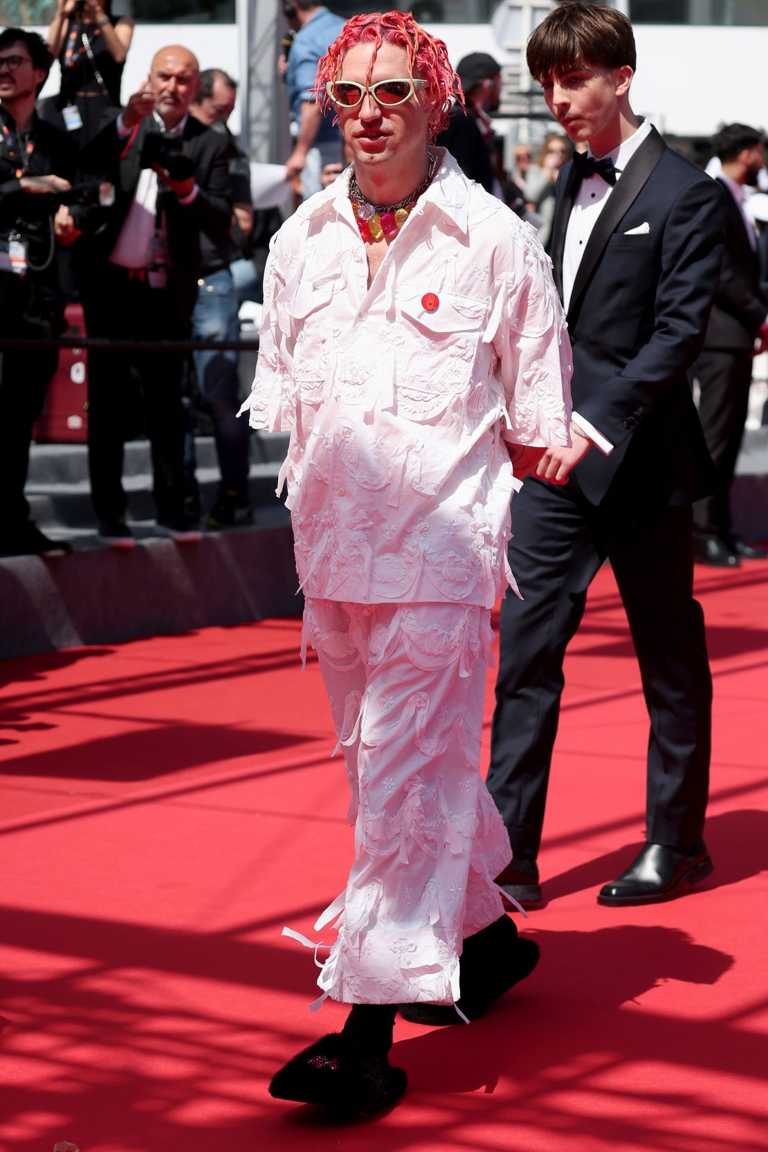 Carlos O'Connell wearing Simone Rocha on May 16.