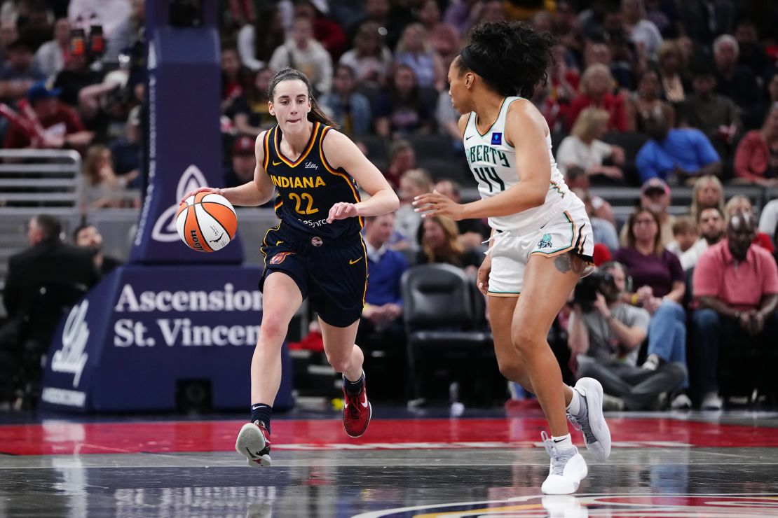 Clark said she's still getting used to the physicality of the WNBA.