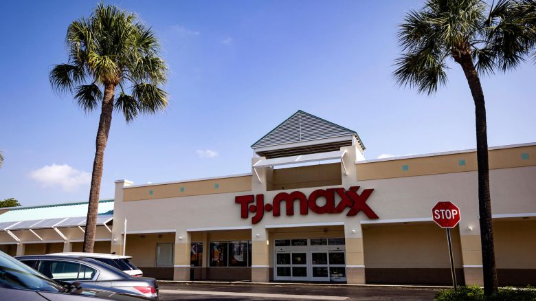 A T.J. Maxx store in Miami, Florida, US, on Saturday, May 18, 2024. TJX Cos Inc. is scheduled to release earnings figures on May 22. Photographer: Eva Marie Uzcategui/Bloomberg