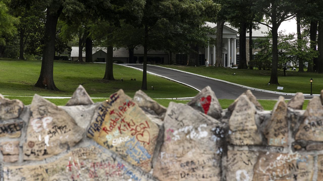 A look at Graceland, the home of Elvis Presley, on May 22, 2024 in Memphis, Tennessee.